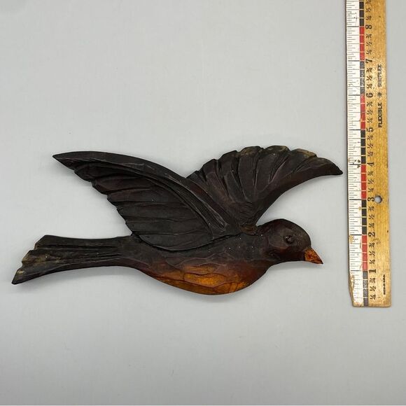Vintage Polywood Bird Wall Decor Hanging - Picture 7 of 7